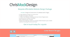 Desktop Screenshot of chrismockdesign.com